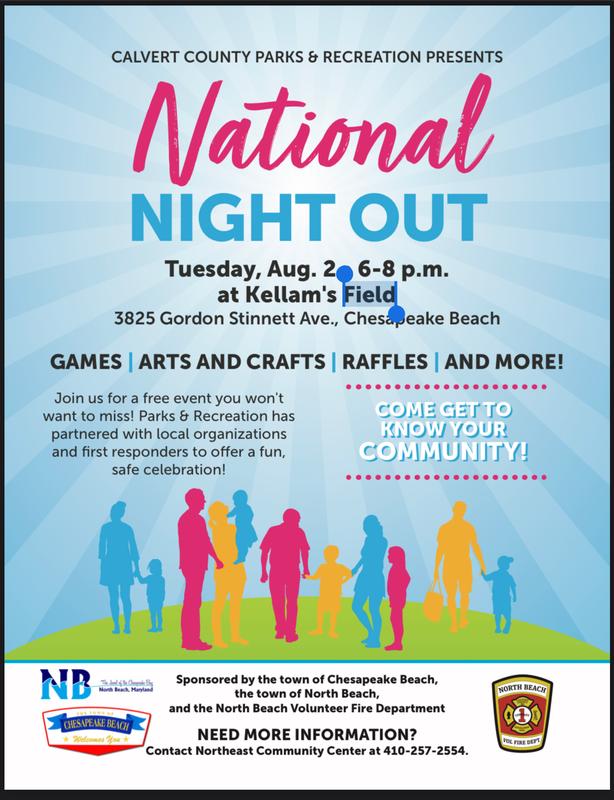 August 2: National Night Out - North Beach Volunteer Fire Department